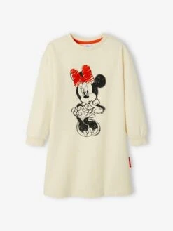 Robe-sweat Fille Disney® Minnie écru - Minnie