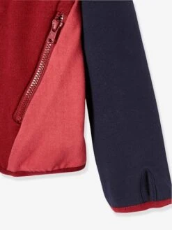 Sweat à Capuche Sport Fille Effet Colorblock Bleu Nuit - Vertbaudet -Petite Modeuse sweat a capuche sport fille effet colorblock 3