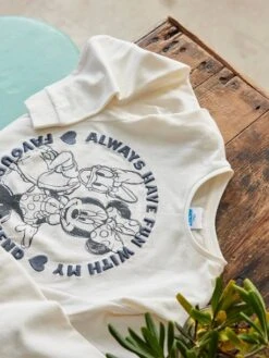 Sweat à épaulettes Fille Minnie & Friends® Beige Clair Animé - Minnie 7 Sweat à épaulettes Fille Minnie & Friends® Beige Clair Animé - Minnie -Petite Modeuse sweat a epaulettes fille minnie friends 3