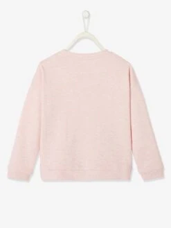 Sweat Disney Minnie® Fille Détail En Sequins Réversible Rose Chiné - Minnie -Petite Modeuse sweat disney minnie fille detail en sequins reversible 5