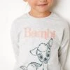 Sweat Fille Disney® Bambi Gris Chiné Animé - Disney