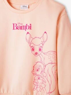 Sweat Fille Disney® Bambi Vieux Rose - Disney 5 Sweat Fille Disney® Bambi Vieux Rose - Disney -Petite Modeuse sweat fille disney bambi 7
