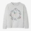 Sweat Fille Disney® Frozen Gris Chiné - Reine Des Neiges