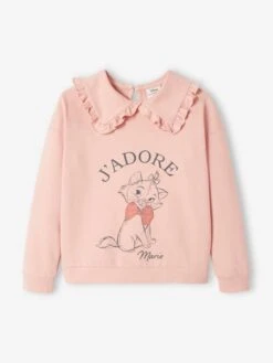 Sweat Fille Disney® Marie Les Aristochats Vieux Rose - Disney