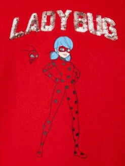 Sweat Fille Miraculous® Rouge Anime Placée - Miraculous -Petite Modeuse sweat fille miraculous 4