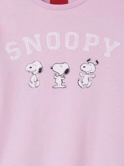 Sweat Molleton Fille Snoopy Peanuts® Lila - Snoopy -Petite Modeuse sweat molleton fille snoopy peanuts 2