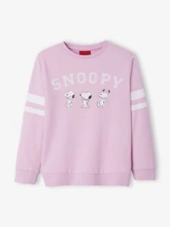 Sweat Molleton Fille Snoopy Peanuts® Lila - Snoopy