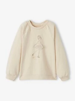 Sweat Motif égérie Détails Fantaisie Fille Beige - Vertbaudet 8 Sweat Motif égérie Détails Fantaisie Fille Beige - Vertbaudet -Petite Modeuse sweat motif egerie details fantaisie fille 2