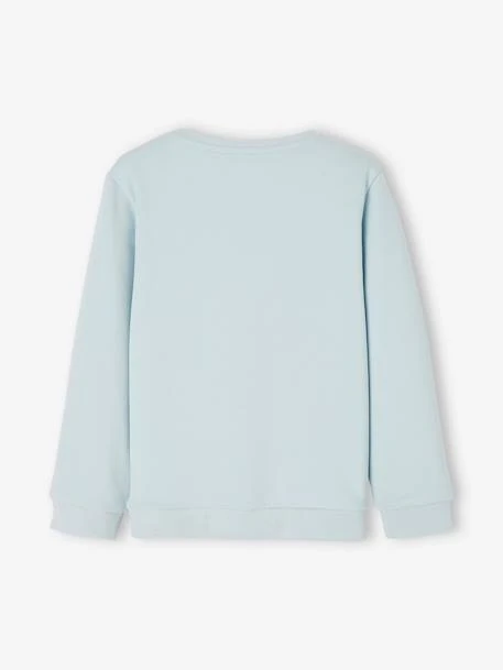 Sweat Motif égérie Fille Bleu Ciel - Vertbaudet 2 Sweat Motif égérie Fille Bleu Ciel - Vertbaudet – Image 2