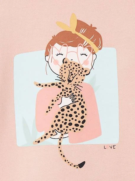 Sweat Motif égérie Fille Bleu Ciel - Vertbaudet 6 Sweat Motif égérie Fille Bleu Ciel - Vertbaudet – Image 6