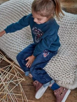 Sweat Motif Poupée Russe Fille Bleu Ardoise Foncé - Vertbaudet 10 Sweat Motif Poupée Russe Fille Bleu Ardoise Foncé - Vertbaudet -Petite Modeuse sweat motif poupee russe fille 4