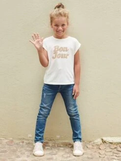 T-shirt à Message Motifs Fleurs Fille écru - Vertbaudet 10 T-shirt à Message Motifs Fleurs Fille écru - Vertbaudet -Petite Modeuse t shirt a message motifs fleurs fille 4