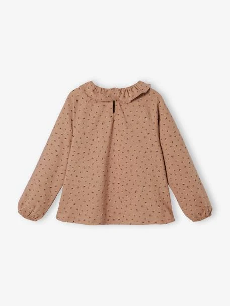 T-shirt Blouse à Collerette Fille Imprimé Fleurs Rose Imprimé - Vertbaudet 5 T-shirt Blouse à Collerette Fille Imprimé Fleurs Rose Imprimé - Vertbaudet – Image 5