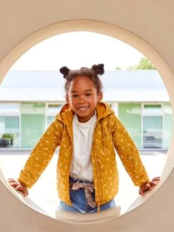 T-shirt Blouse Basics Fille Détails En Macramé Vert Clair Uni - Vertbaudet