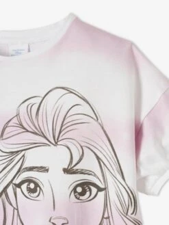 T-shirt Fille Disney® La Reines Des Neiges 2 Blanc Imprimé - Reine Des Neiges -Petite Modeuse t shirt fille disney la reines des neiges 2 2