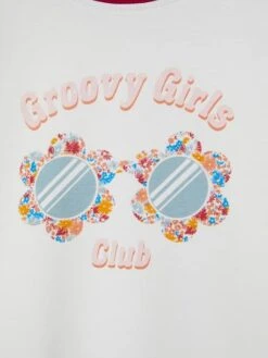 T-shirt Fille "Groovy Girls" Ivoire - Vertbaudet -Petite Modeuse t shirt fille groovy girls 4
