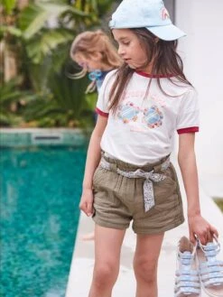 T-shirt Fille "Groovy Girls" Ivoire - Vertbaudet -Petite Modeuse t shirt fille groovy girls 5