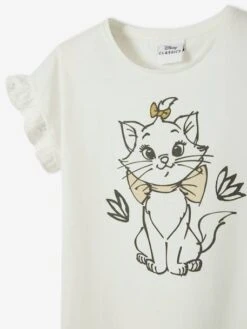 T-shirt Fille Les Aristochats® Beige Clair - Disney -Petite Modeuse t shirt fille les aristochats 2