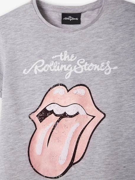 T-shirt Fille Manches Courtes The Rolling Stones® Gris Moyen Chine - Rolling Stones 3 T-shirt Fille Manches Courtes The Rolling Stones® Gris Moyen Chine - Rolling Stones – Image 3