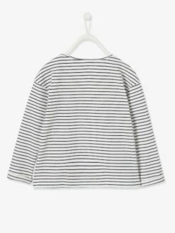 T-shirt Fille Motif City Détails Fantaisie Ivoire Imprimé - Vertbaudet -Petite Modeuse t shirt fille motif city details fantaisie 4