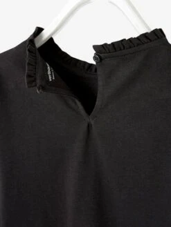 T-shirt Fille Motif Fantaisie Détails Frisou Gris Foncé - Vertbaudet 9 T-shirt Fille Motif Fantaisie Détails Frisou Gris Foncé - Vertbaudet -Petite Modeuse t shirt fille motif fantaisie details frisou 3