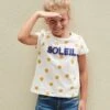 T-shirt Imprimé Animation Frizou Fille écru - Vertbaudet