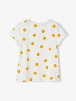 T-shirt Imprimé Animation Frizou Fille écru - Vertbaudet -Petite Modeuse t shirt imprime animation frizou fille 2