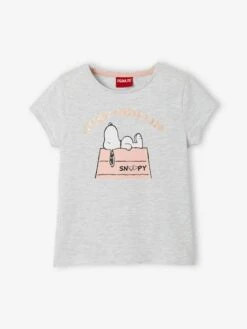 T-shirt Manches Courtes Snoopy Peanuts® Fille Gris - Snoopy
