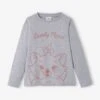 T-shirt Manches Longues Disney® Marie Les Aristochats Fille Gris Chiné - Disney