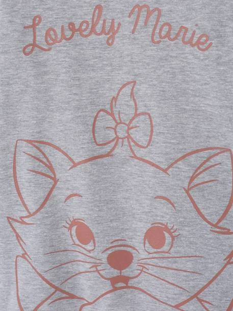 T-shirt Manches Longues Disney® Marie Les Aristochats Fille Gris Chiné - Disney 3 T-shirt Manches Longues Disney® Marie Les Aristochats Fille Gris Chiné - Disney – Image 3