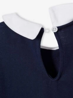 T-shirt Manches Longues Disney® Marie Les Aristochats Fille Bleu Marine - Disney -Petite Modeuse t shirt manches longues disney marie les aristochats fille 6