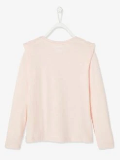 T-shirt Manches Longues Disney® Minnie Fille Rose Avec Anime - Minnie -Petite Modeuse t shirt manches longues disney minnie fille 2