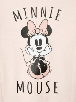T-shirt Manches Longues Disney® Minnie Fille Rose Avec Anime - Minnie -Petite Modeuse t shirt manches longues disney minnie fille 4