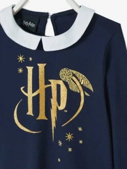 T-shirt Manches Longues Harry Potter® Fille Bleu Anime Placee - Harry Potter -Petite Modeuse t shirt manches longues harry potter fille 4