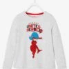 T-shirt Manches Longues Miraculous® Fille Gris Chine Avec Anime - Miraculous