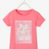 T-shirt "pool Party" En Sequins Réversibles Fille Rose - Vertbaudet