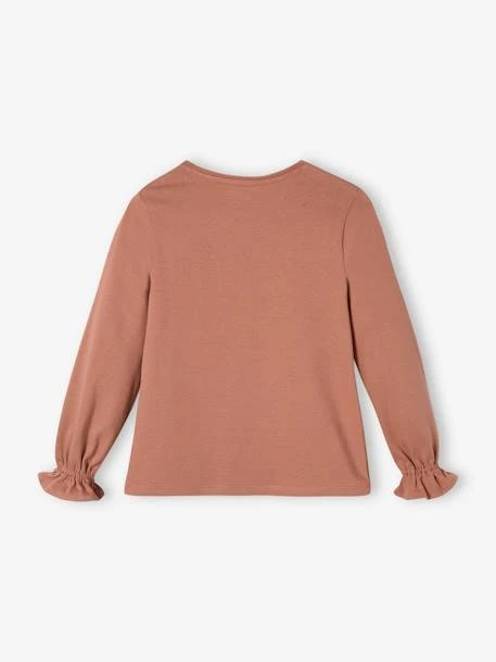 T-shirt Romantique Animation En Relief Et Détails Irisés Fille Blanc - Vertbaudet 6 T-shirt Romantique Animation En Relief Et Détails Irisés Fille Blanc - Vertbaudet – Image 6