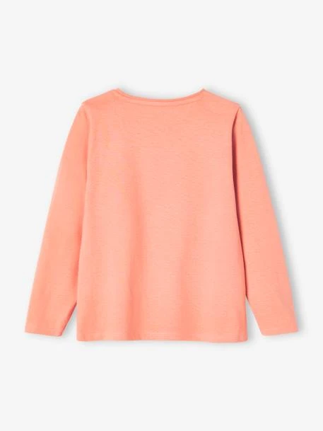 Tee-shirt à Message Basics Fille Rose - Vertbaudet 2 Tee-shirt à Message Basics Fille Rose - Vertbaudet – Image 2