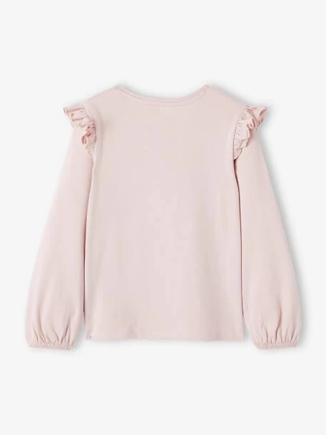 Tee-shirt Fille Rose Moyen - 15-1905 Tcx - Vertbaudet 2 Tee-shirt Fille Rose Moyen - 15-1905 Tcx - Vertbaudet – Image 2