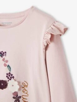 Tee-shirt Fille Rose Moyen - 15-1905 Tcx - Vertbaudet 7 Tee-shirt Fille Rose Moyen - 15-1905 Tcx - Vertbaudet -Petite Modeuse tee shirt fille 3