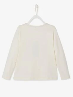 Tee-shirt Girly Détails Irisés Et Noeud Fantaisie Fille Rose Pâle - Vertbaudet -Petite Modeuse tee shirt girly details irises et noeud fantaisie fille 2