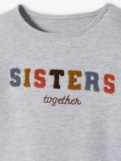 Tee-shirt Message En Bouclettes Fille Blanc - Vertbaudet 11 Tee-shirt Message En Bouclettes Fille Blanc - Vertbaudet -Petite Modeuse tee shirt message en bouclettes fille 5