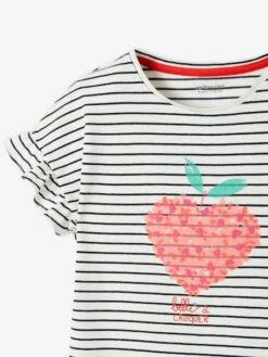 Tee-shirt Motif Fruit En Encre Gonflante Fille Rose Imprimé - Vertbaudet 9 Tee-shirt Motif Fruit En Encre Gonflante Fille Rose Imprimé - Vertbaudet -Petite Modeuse tee shirt motif fruit en encre gonflante fille 3