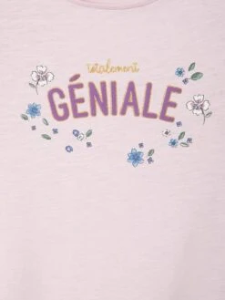 Tee-shirt Motif Irisé Fille Lilas - Vertbaudet -Petite Modeuse tee shirt motif irise fille 3