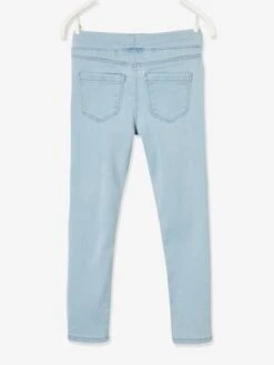 Tregging Basics En Denim "waterless" Fille Denim Brut - Vertbaudet -Petite Modeuse tregging basics en denim waterless fille 5