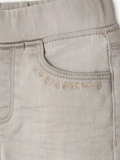 Tregging Brodé En Molleton Effet Denim Fille Denim Gris - Vertbaudet 8 Tregging Brodé En Molleton Effet Denim Fille Denim Gris - Vertbaudet -Petite Modeuse tregging brode en molleton effet denim fille 2