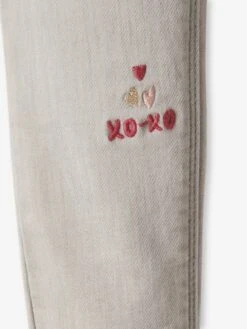 Tregging Brodé En Molleton Effet Denim Fille Denim Gris - Vertbaudet 10 Tregging Brodé En Molleton Effet Denim Fille Denim Gris - Vertbaudet -Petite Modeuse tregging brode en molleton effet denim fille 4