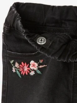 Tregging Brodé MorphologiK "waterless" Fille Tour De Hanches Médium Stone - Vertbaudet -Petite Modeuse tregging brode morphologik waterless fille tour de hanches medium 3