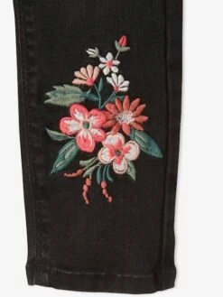 Tregging Brodé MorphologiK "waterless" Fille Tour De Hanches Médium Stone - Vertbaudet -Petite Modeuse tregging brode morphologik waterless fille tour de hanches medium 4