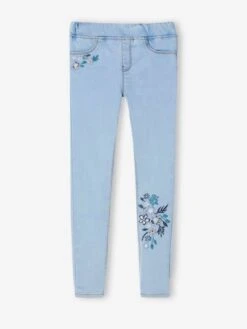 Tregging Brodé MorphologiK "waterless" Fille Tour De Hanches Médium Stone - Vertbaudet -Petite Modeuse tregging brode morphologik waterless fille tour de hanches medium 5